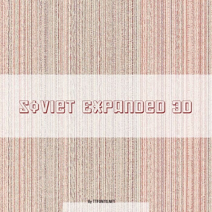 Soviet Expanded 3D example